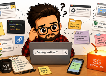 Las cosas útiles que encuentro en Internet siempre terminan perdidas