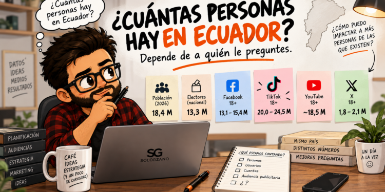 ¿Cuántas personas hay en Ecuador? Depende de a quién le preguntes